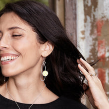 Load image into Gallery viewer, Statement earrings - Soma - with Wave pattern