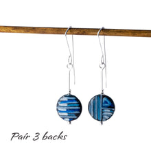 Load image into Gallery viewer, Stripe drop earrings