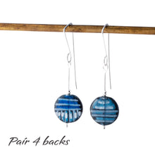 Load image into Gallery viewer, Stripe drop earrings