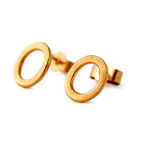 Load image into Gallery viewer, Oh oval studs