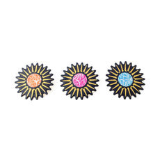 Load image into Gallery viewer, Brightly coloured brooches made by Dittany Rose