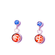 Load image into Gallery viewer, Flux duo stud earrings