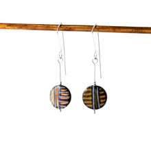 Load image into Gallery viewer, Stripe drop earrings
