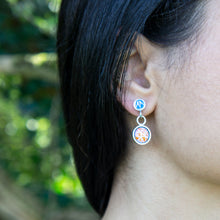Load image into Gallery viewer, Flux duo stud earrings

